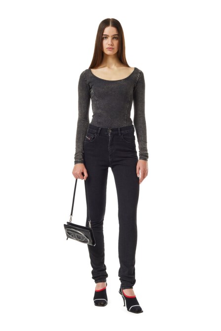 1994 Z9c25 Straight Jeans Diesel Schwarz/dunkelgrau