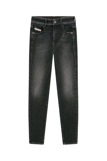 Diesel 1984 Slandy-high 09e93 Super Skinny Jeans Schwarz/dunkelgrau