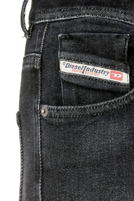 Diesel 1984 Slandy-high 09e93 Super Skinny Jeans Schwarz/dunkelgrau