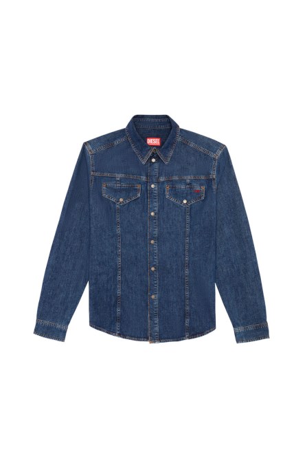 D-westy Rodeo Shirt Diesel Dunkelblau