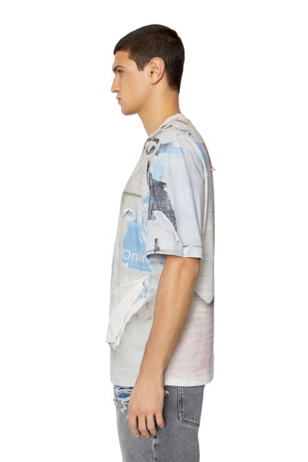 Weißer T-kran-diesel