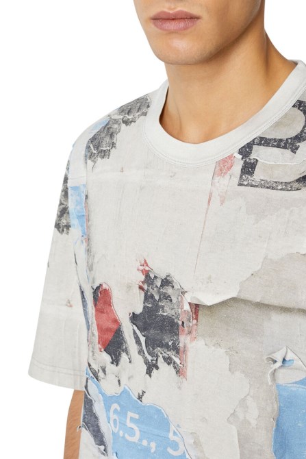 Weißer T-kran-diesel