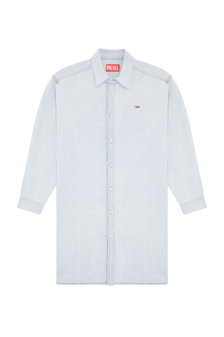 De-blex Hemdkleid Diesel Hellblau