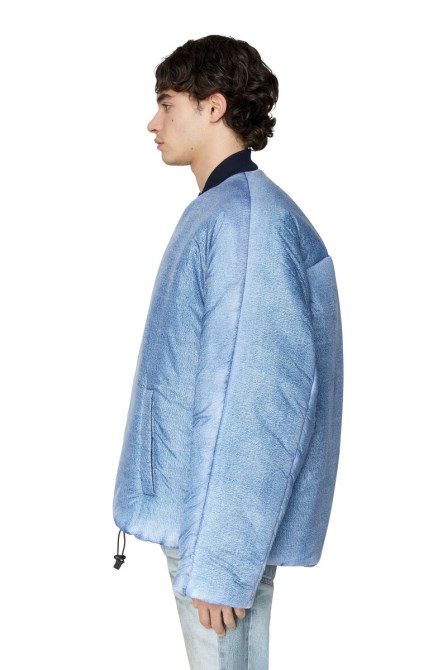 Diesel W-day-print Hellblau