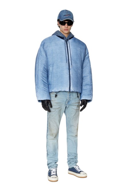 W-day-print Diesel Hellblau