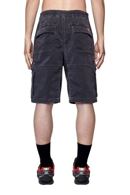 D-krooley Joggjeans Cargo-Shorts Diesel Schwarz/dunkelgrau