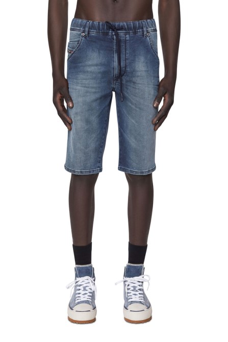Mittelblaue D-krooshort Joggjeans Diesel