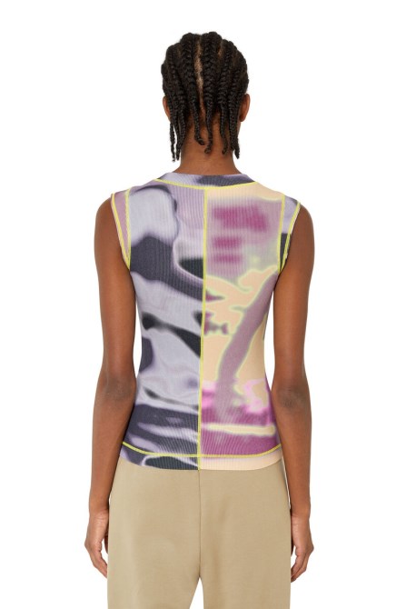 Blau/pink T-ankos Diesel