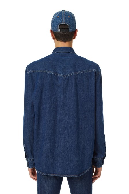 Diesel D-ocean Westernhemd Dunkelblau