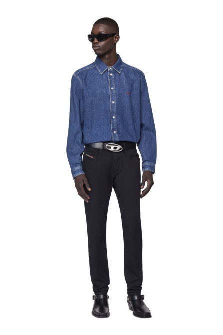 2019 D-Strukt 069yp Slim Jeans Diesel Schwarz/dunkelgrau