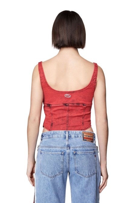D-gelert Fs Track Denim Bodysuit Dieselrot