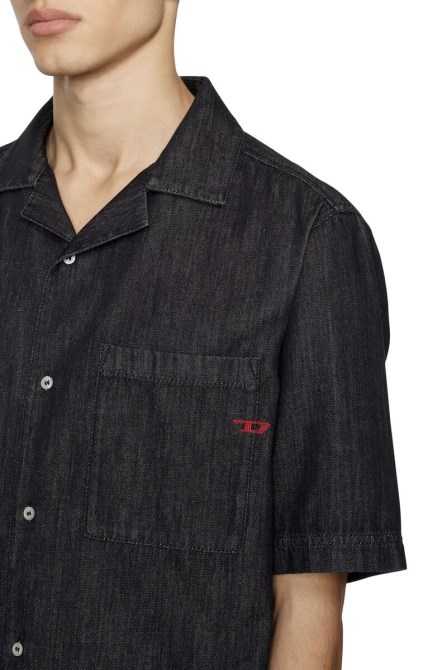 Schwarz/dunkelgrau D-paroshort Diesel