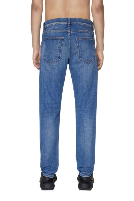 Diesel 2019 D-strukt 09d47 Schmale Jeans Mittelblau