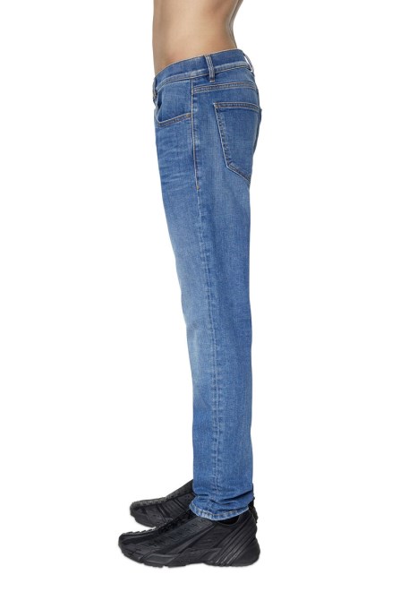 Diesel 2019 D-strukt 09d47 Schmale Jeans Mittelblau