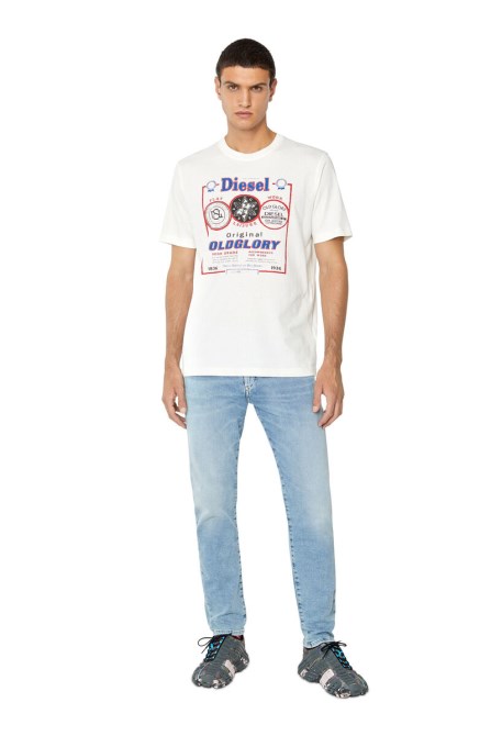 Diesel D-strukt Joggjeans 068bb Schmal In Hellblau
