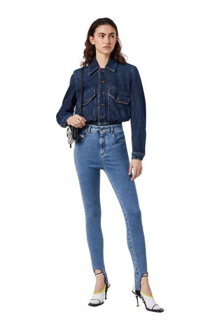 Diesel Slandy Joggjeans 069yn Super Skinny Hellblau