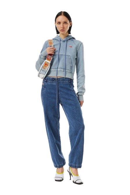 Krailey Joggjeans 069zk Boyfriend Diesel Mittelblau