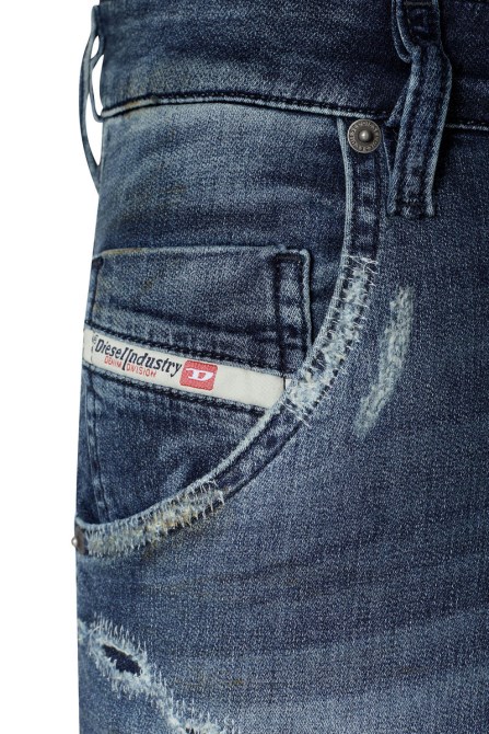Dunkelblau Diesel Krooley Joggjeans 068ck Konisch Zulaufend