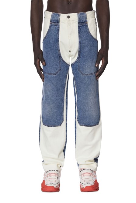 Blau/weiß P-5-d 0ncal Gerader Diesel