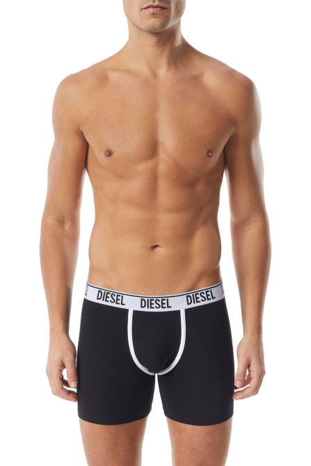 Schwarz Diesel Umbx-sebastiantwopack Boxer Lang 2er-pack