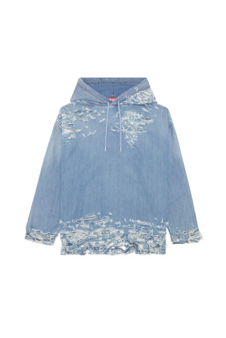 Hellblauer Diesel D-um