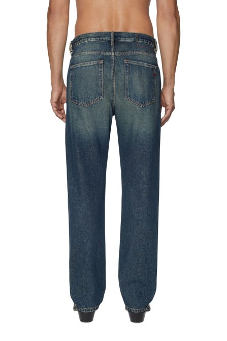 Dunkelblaue Diesel 2020 D-viker 09c04 Gerade Jeans