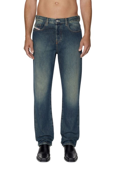 2020 D-viker 09c04 Straight Jeans Diesel Dunkelblau