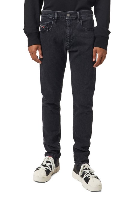 Diesel 2019 D-strukt 09a14 Slim Jeans Schwarz/dunkelgrau