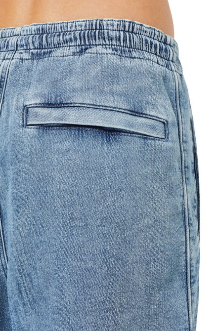 Diesel Hellblau Mode D-boxy Track Denim Shorts