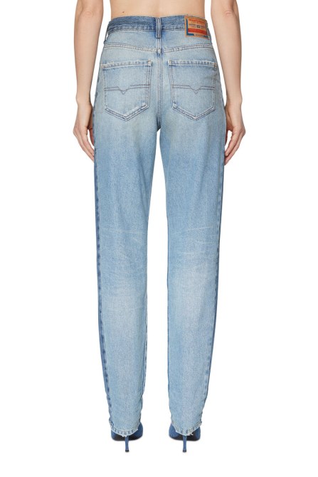 Diesel 1956 09e21 Gerade Jeans Hellblau