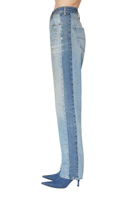 Diesel 1956 09e21 Gerade Jeans Hellblau