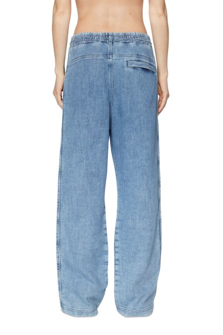 Diesel D-martians Track Denim 09d01 Gerade In Hellblau