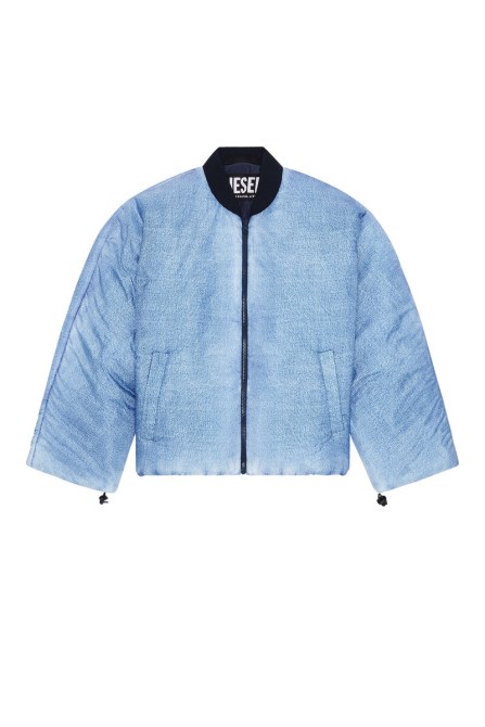 W-day-print Diesel In Hellblau