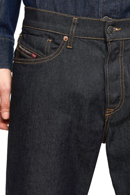 Diesel 2005 D-fining 009hf Taillierte Jeans Dunkelblau