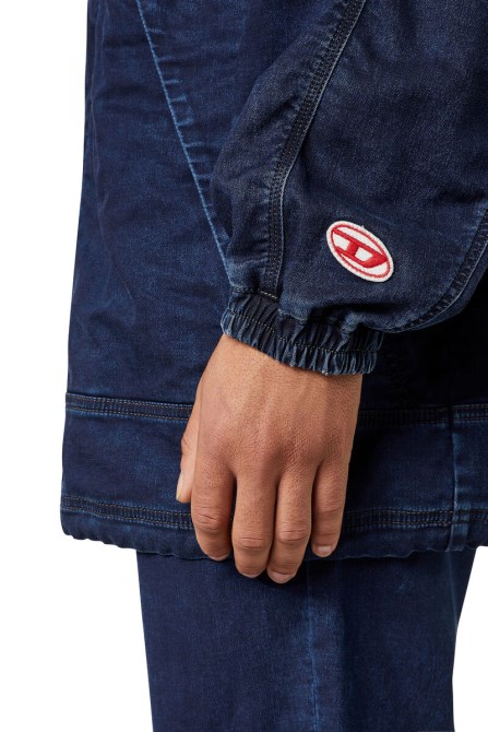 Dunkelblaue Diesel D-rodney Joggjeans Windjacke