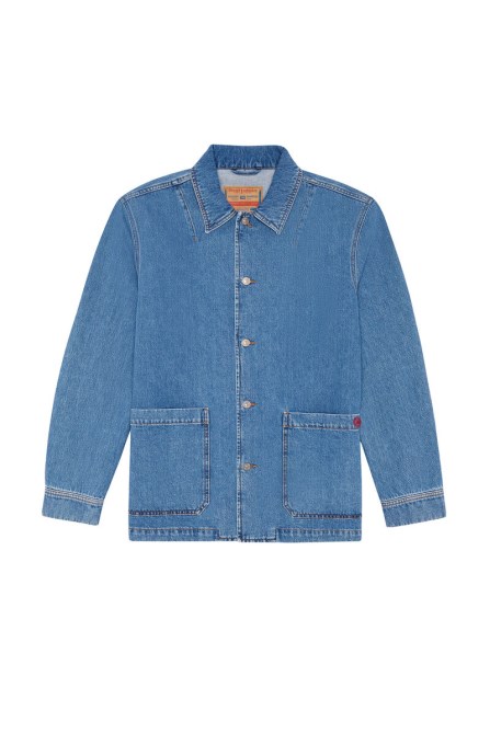 D-rolk Workwear Jacke Diesel Mittelblau