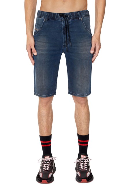 Dunkelblaue Diesel D-krooshort Joggjeans