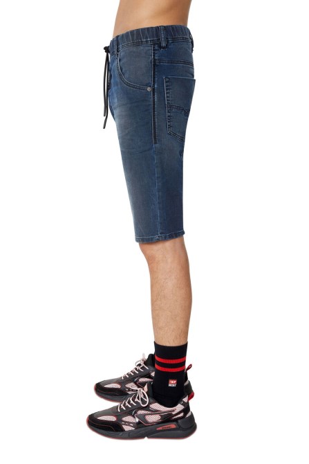 Dunkelblaue Diesel D-krooshort Joggjeans