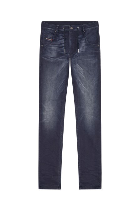 Diesel Krooley Joggjeans 068cr Tailliert In Schwarz/dunkelgrau