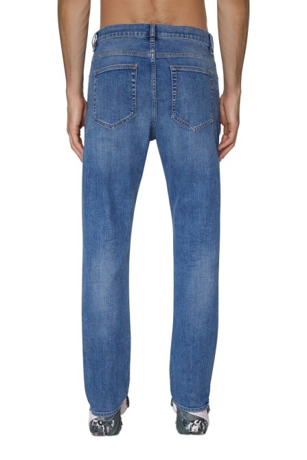 Mittelblaue Diesel 2020 D-viker 09d47 Gerade Jeans