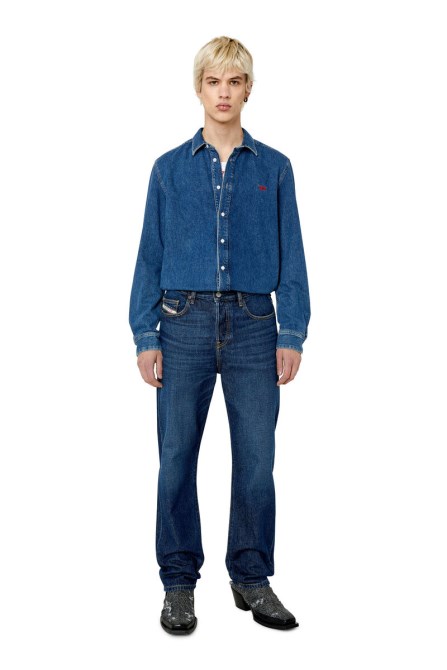 D-simply Basic Shirt Diesel Dunkelblau