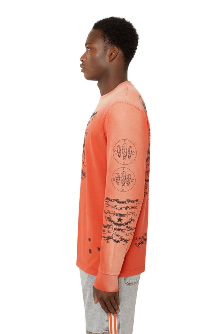 Diesel T-just-ls-e3 In Orange