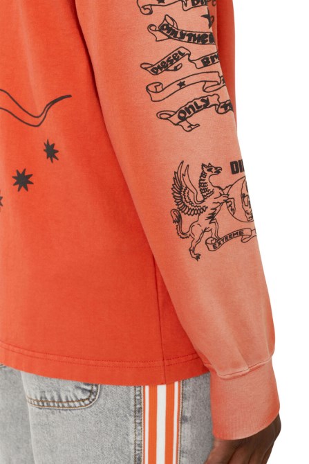 Diesel T-just-ls-e3 In Orange