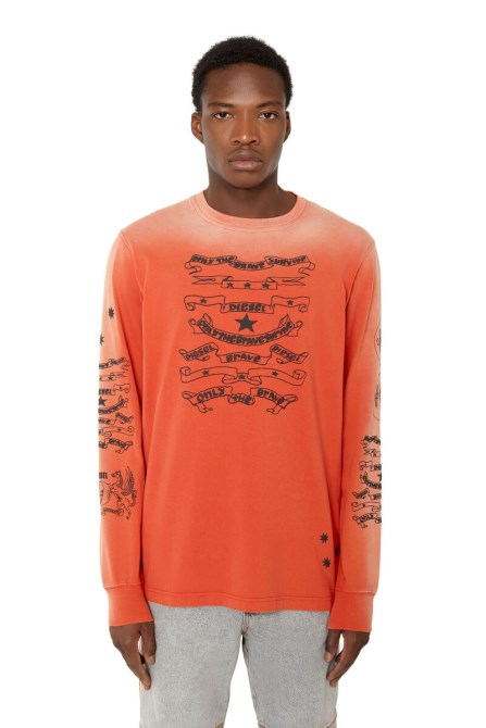 Diesel T-just-ls-e3 Orange