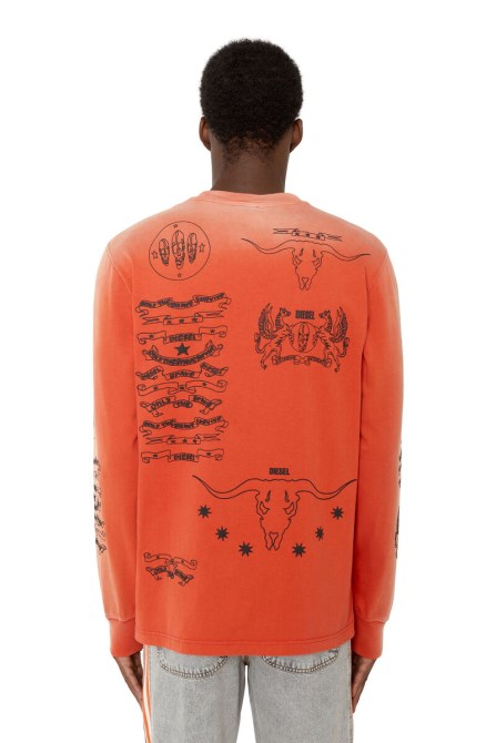 Diesel T-just-ls-e3 Orange