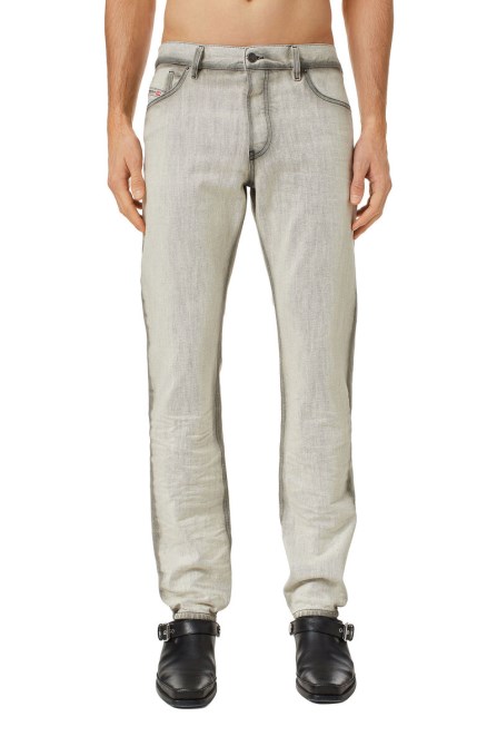 1995 09c86 Gerade Jeans Diesel Hellgrau