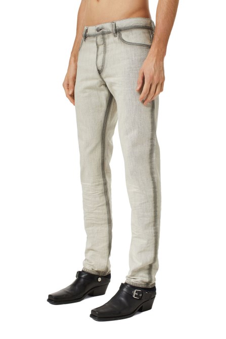 1995 09c86 Gerade Jeans Diesel Hellgrau