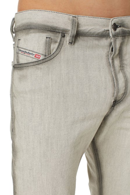 1995 09c86 Gerade Jeans Diesel Hellgrau