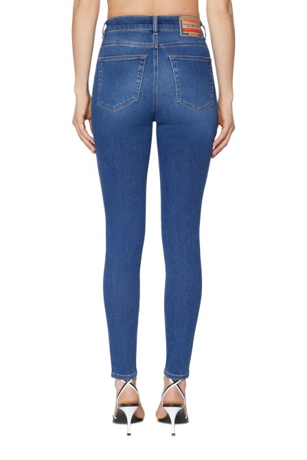 Diesel 1984 Slandy-high 09c21 Super Skinny Jeans Mittelblau