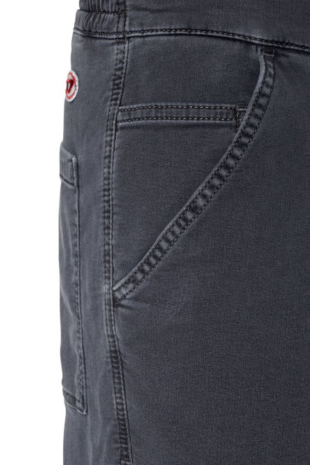 Krooley Joggjeans 069zh Tapered Diesel In Schwarz/dunkelgrau